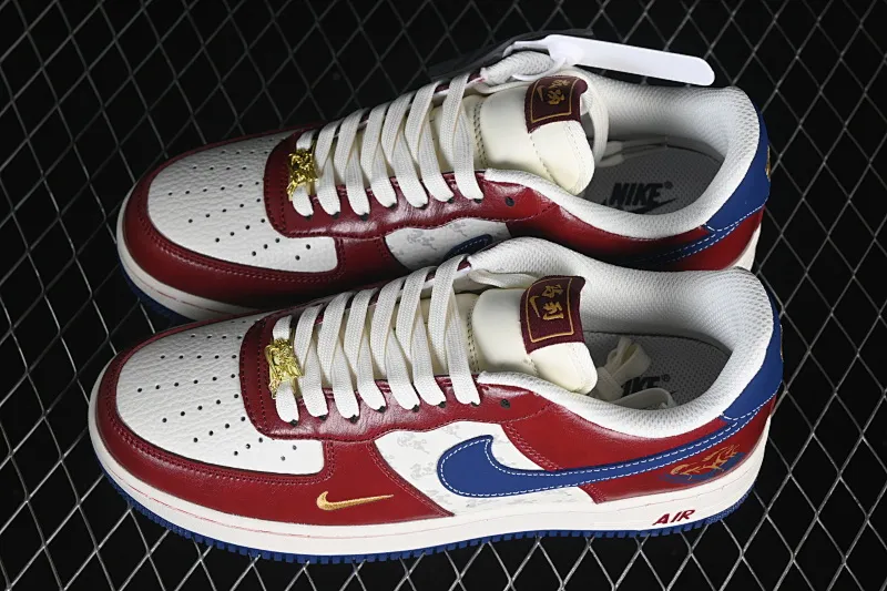 All categories Nk Air Force 1 Air Force series Nk Air Force 1 Low Air Force low top Nike Air Force 1'07 Low Year of the Horse joint vermillion cloud white Air Force 1 low top casual sneakers FV4921-600